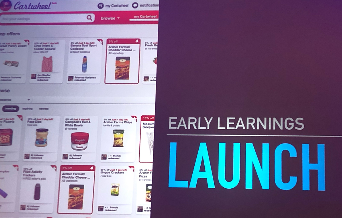 Target launched Cartwheel to improve the couponing experience and to draw people to stores